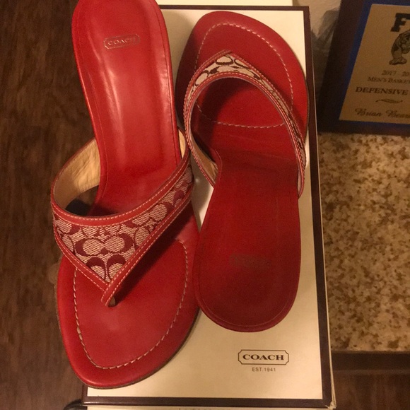 Coach Shoes - Coach Small Heel/Sandals